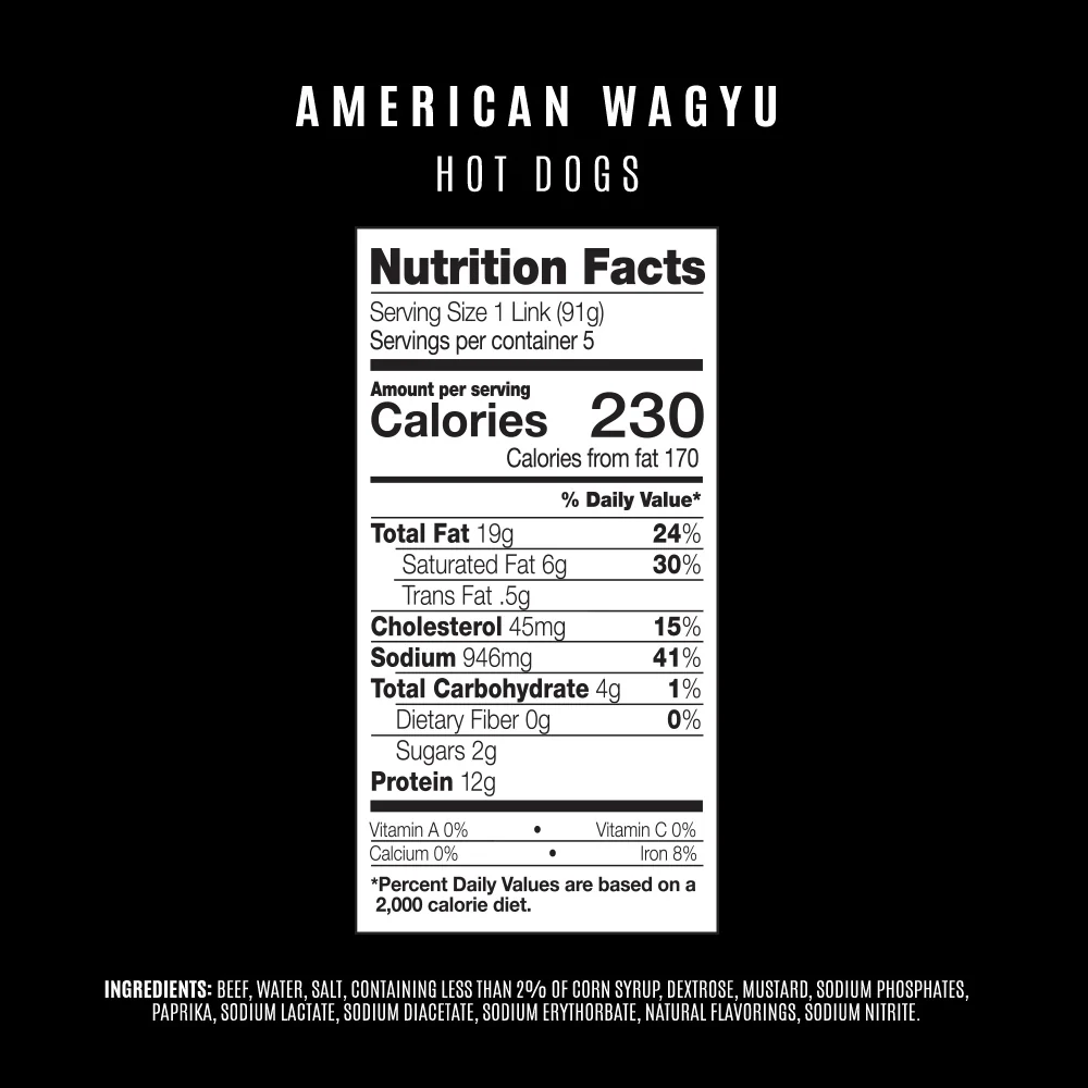 Wagyu Hot Dogs - 1 lb. - Image 4