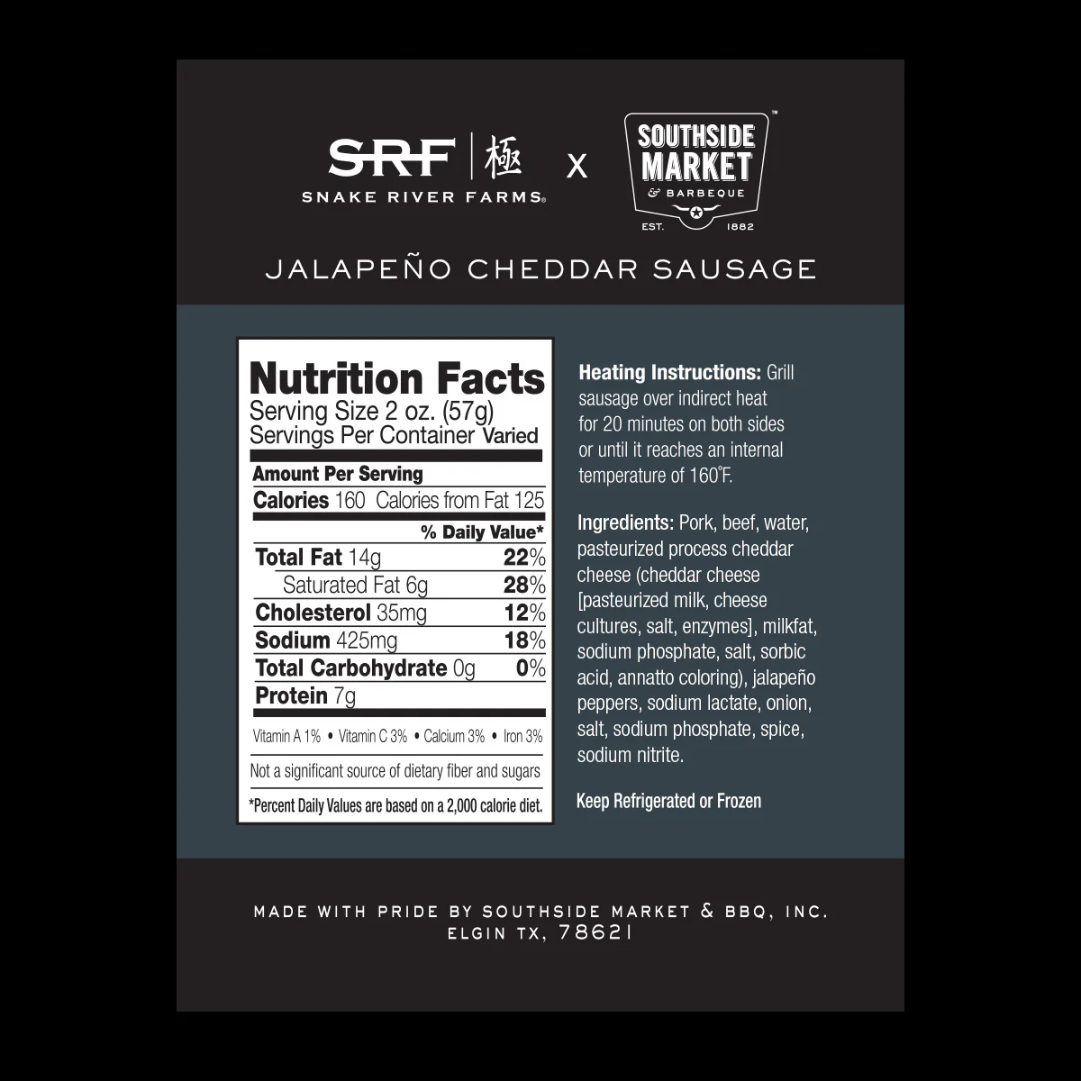 Smoked Jalapeno Cheddar Sausage 12-pack - Image 5